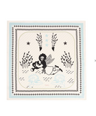 Lily Silk Scarf, Milk 55x55 cm