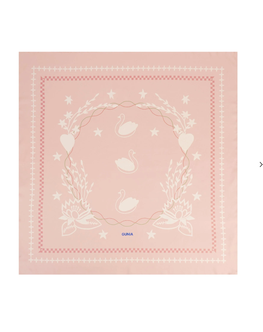 Lybid Silk scarf, Pink 55x55 cm