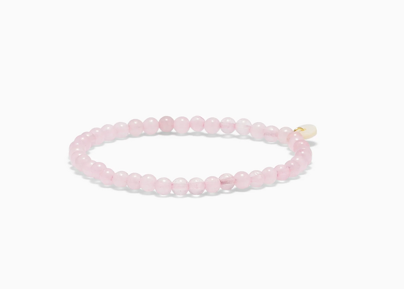 Rosakvarts Petite Armbånd