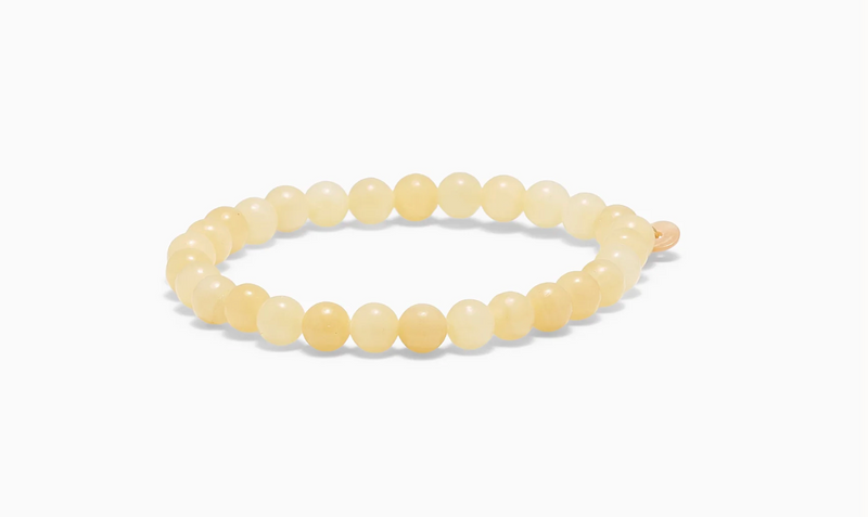 Gul Jade Essential Armbånd