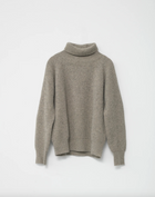 Shetland Wool Turtleneck, Nature