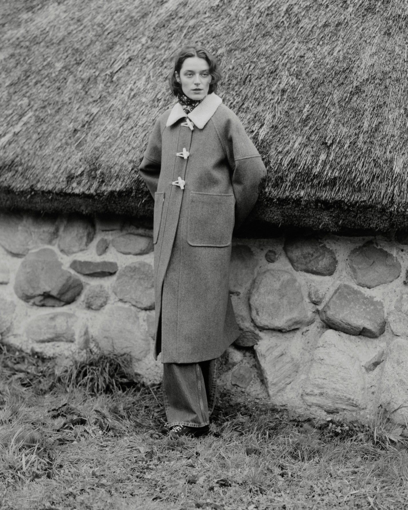 Bibi duffle coat, Grey structure