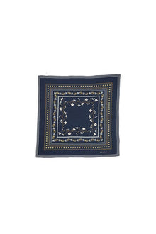 Skall floral scarf, Navy