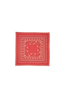 Skall floral scarf, Red