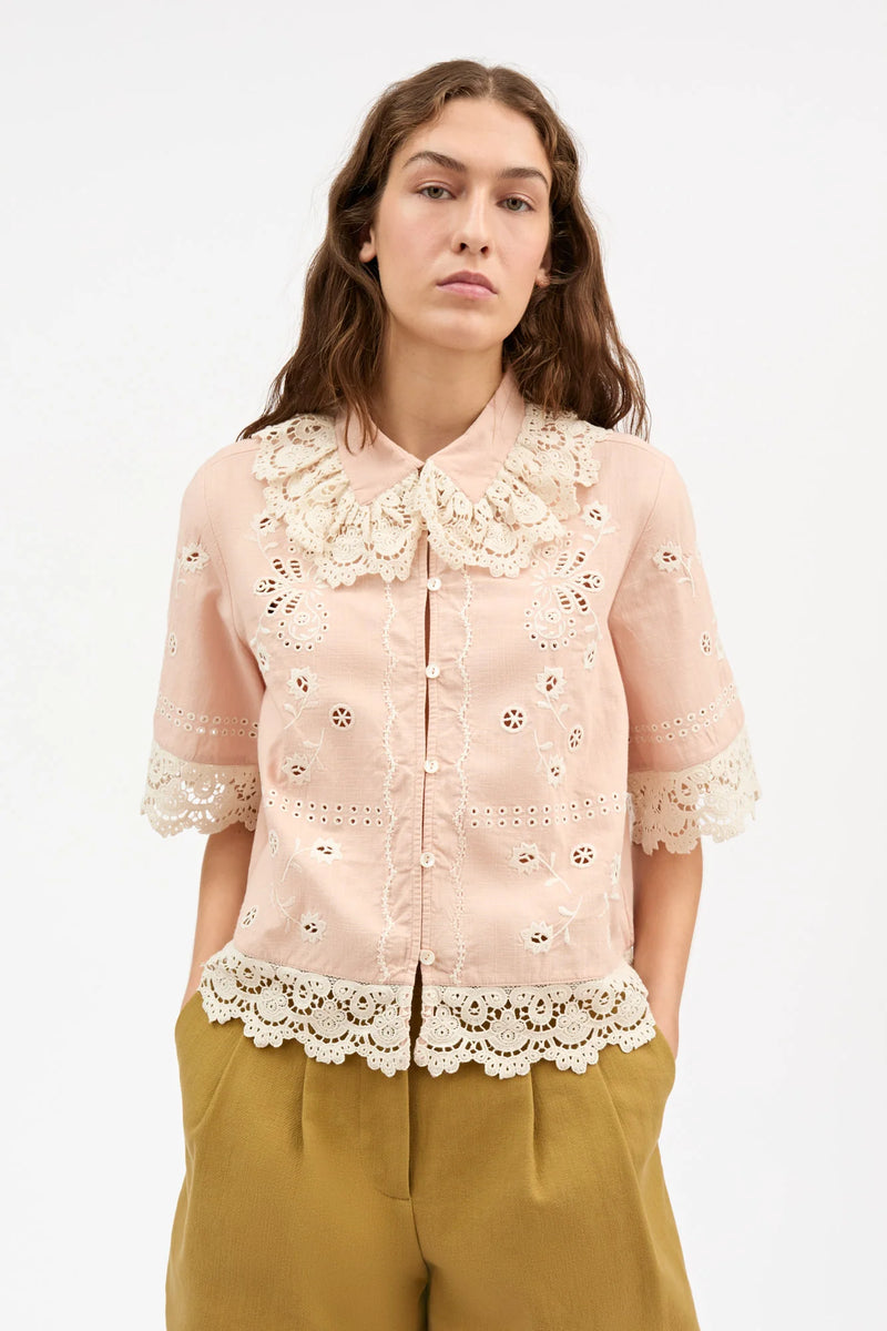 Talia shirt, Antique Rose