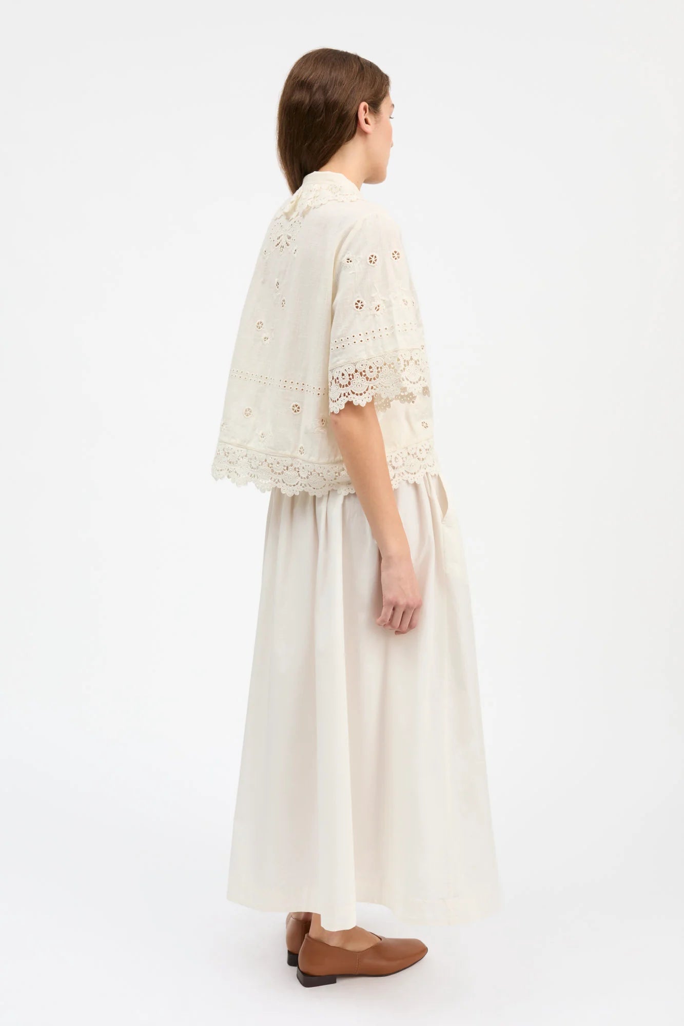 Talia shirt, Antique White