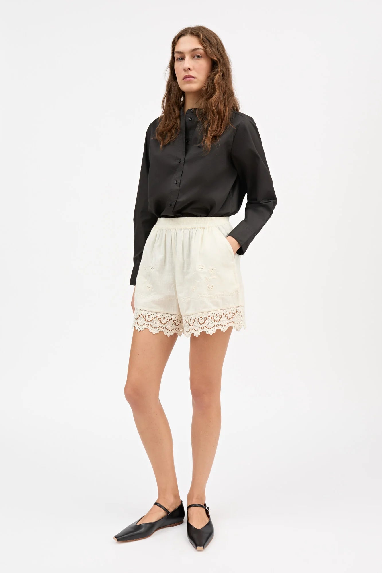 Tallulah shorts, Antique White