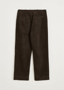 Toto Pant Corduroy Smokey Brown detalje