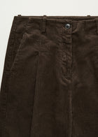Toto Pant Corduroy Smokey Brown detalje