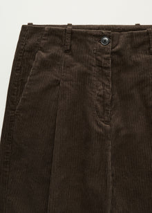 Toto Pant Corduroy Smokey Brown detalje