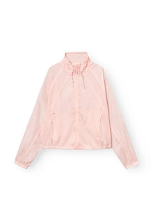 Track Jakke Kia See Trough, Transparent peach