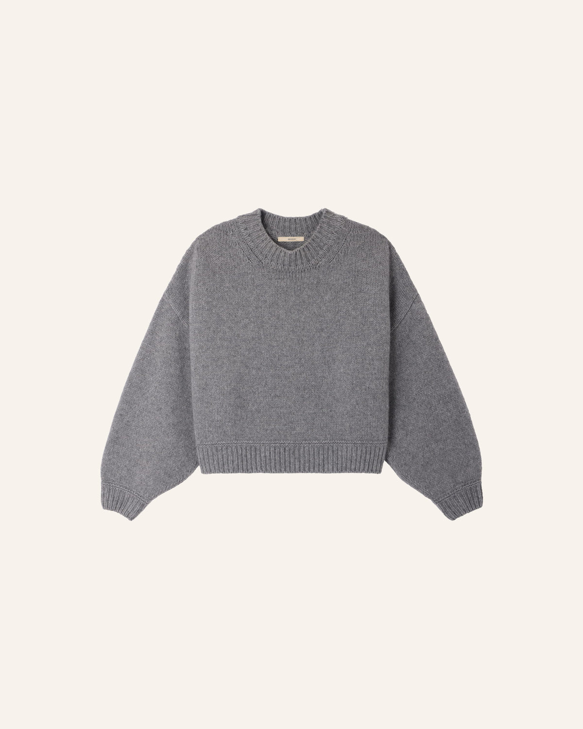 Spero sweater i Mid Grey – produktbillede