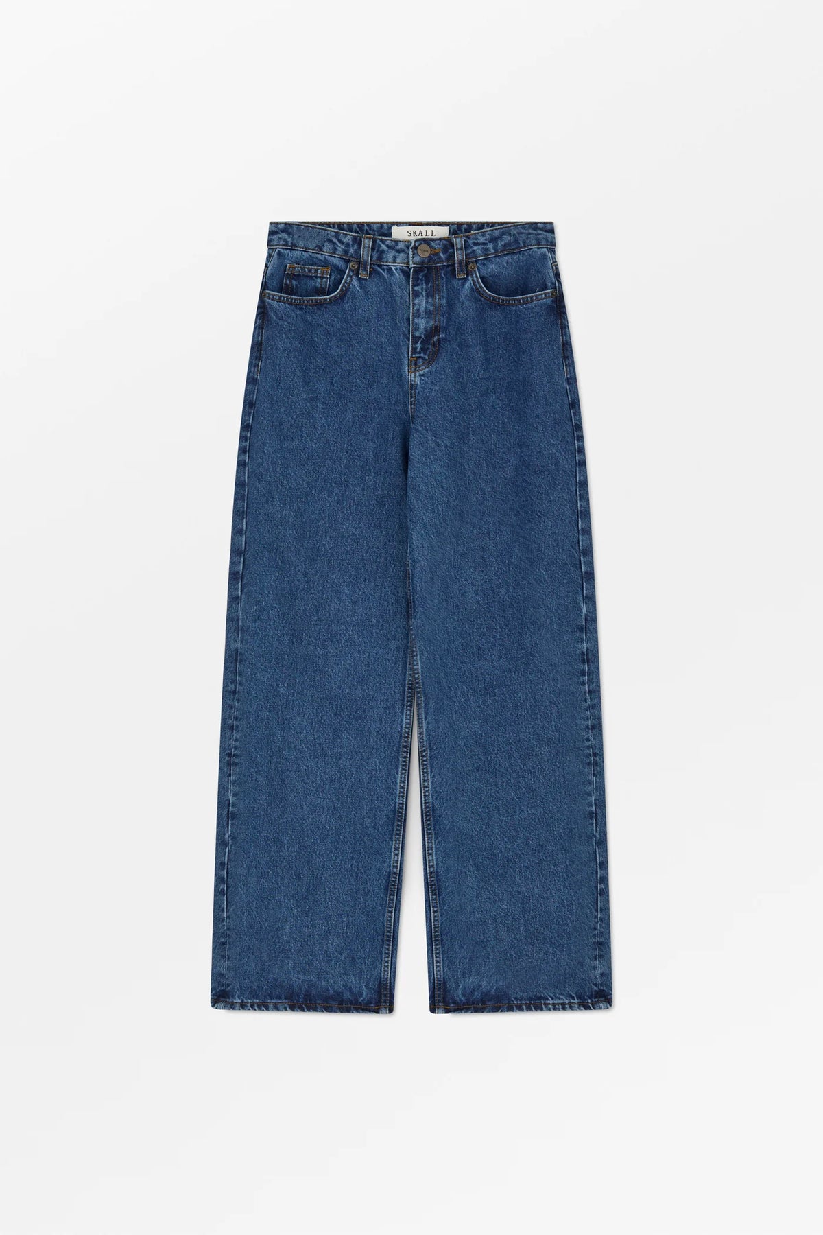 Willow Wide leg jeans, Mid blue denim