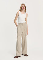 Willy Pant Heavy Linen, Pure Natural