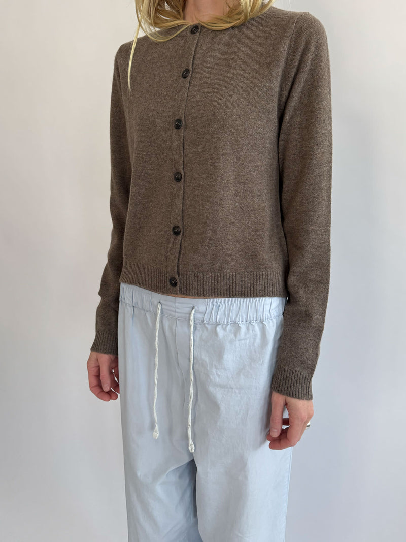 Women's O-Cardigan, Truffle