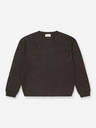 Women's Oversized Roundneck, Black Truffle