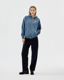 Oversized Zip Hoodie, All Field Apparel, Medival Blue