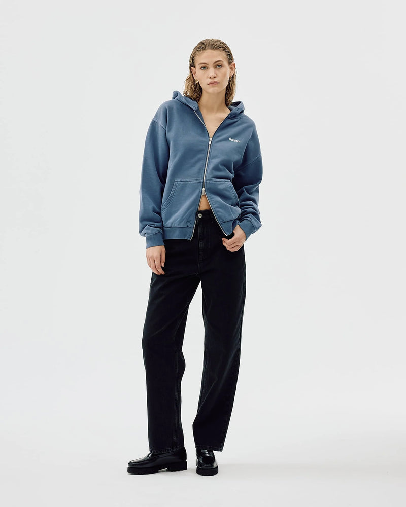 Oversized Zip Hoodie, All Field Apparel, Medival Blue
