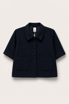 Amanda 2/4 Shirt, Navy