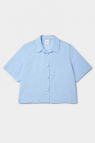 Amanda 2/4 Shirt, Light Blue