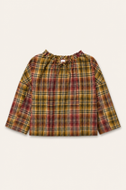 Magrethe LS Tie Top, Multi Check