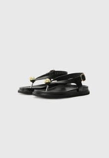 Spiaggia T-bar sandals, Black