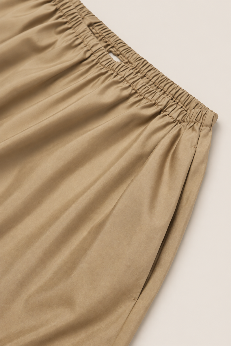 Bianca HW Below Knee Skirt, Gold