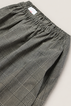 Bianca HW Below Knee Skirt, Grey Check