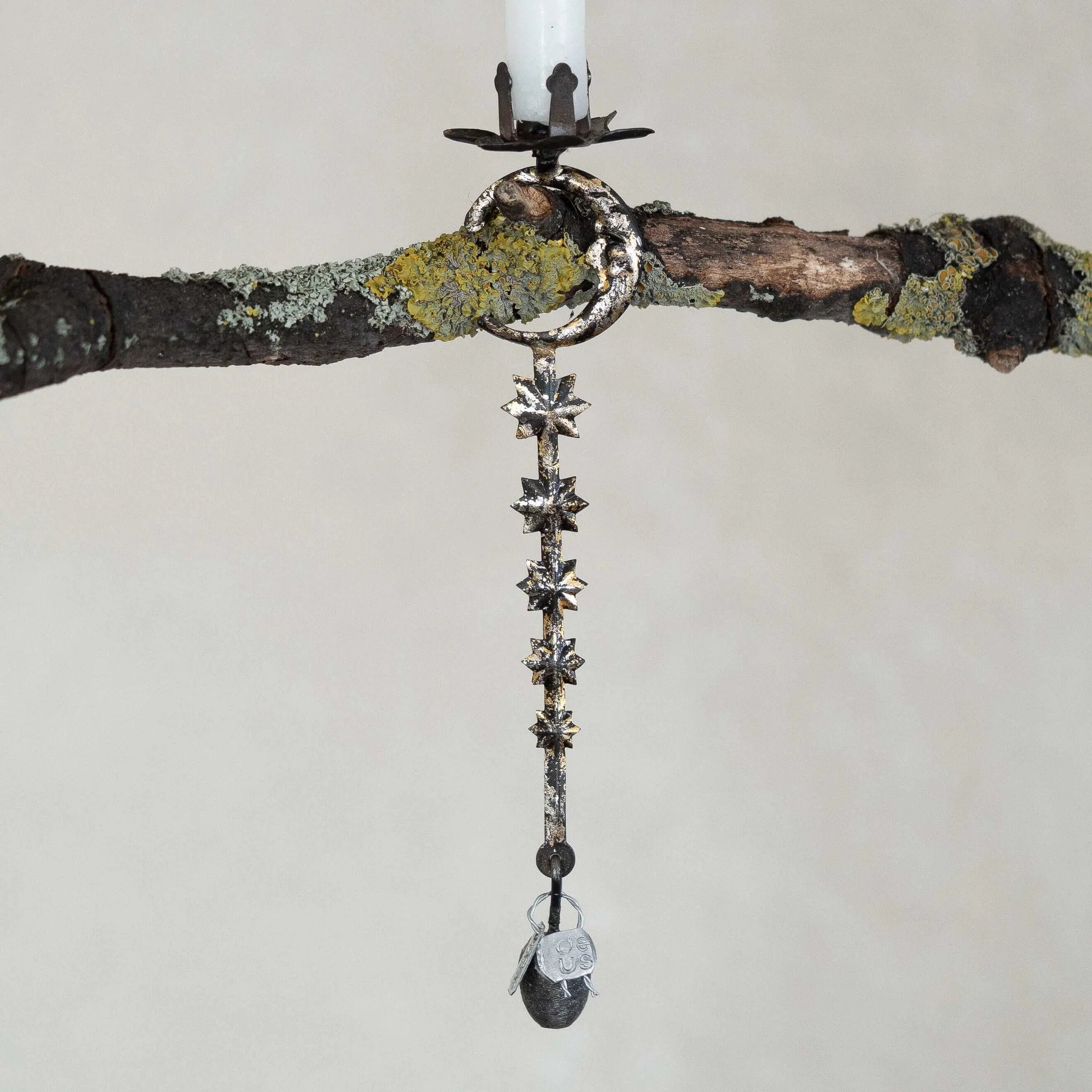 Lysestage Ornament 'Moon and Stars'