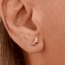 Mini Croissant Ørering, 18K GOLD