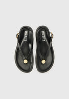 Spiaggia T-bar sandals, Black