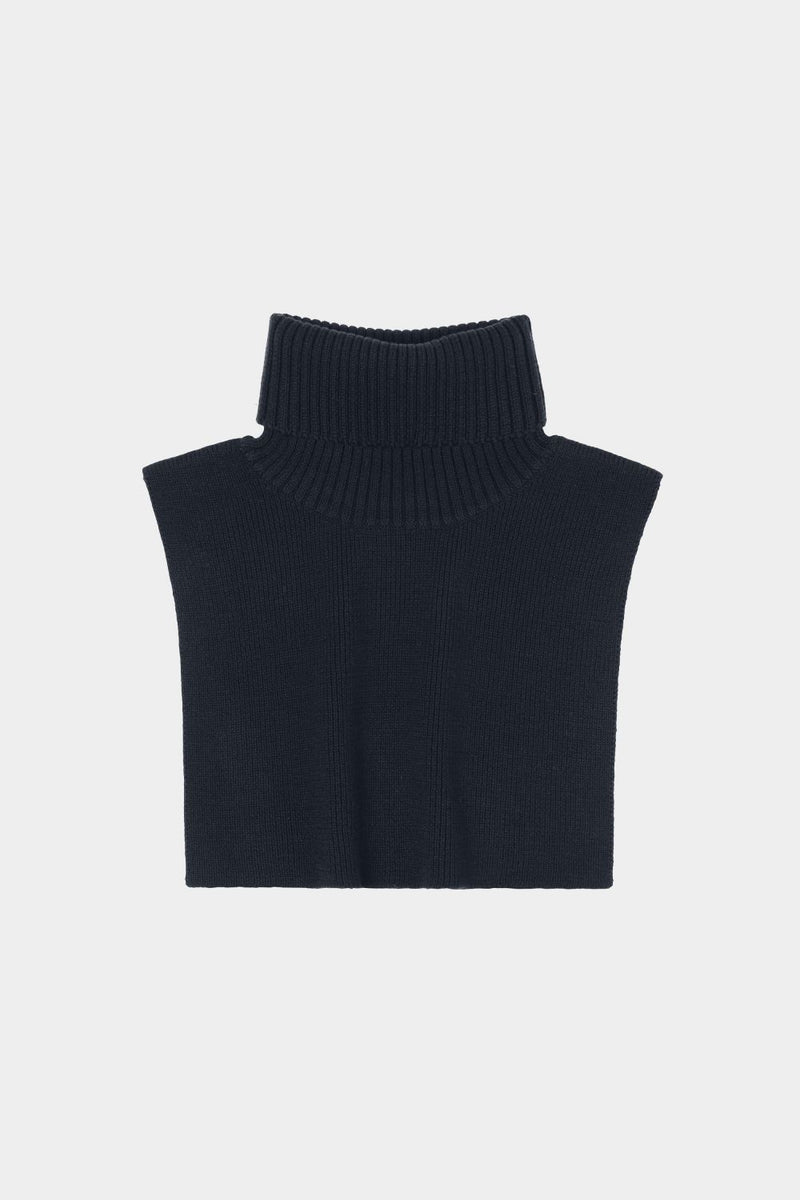 Merino neckwarmer, Navy