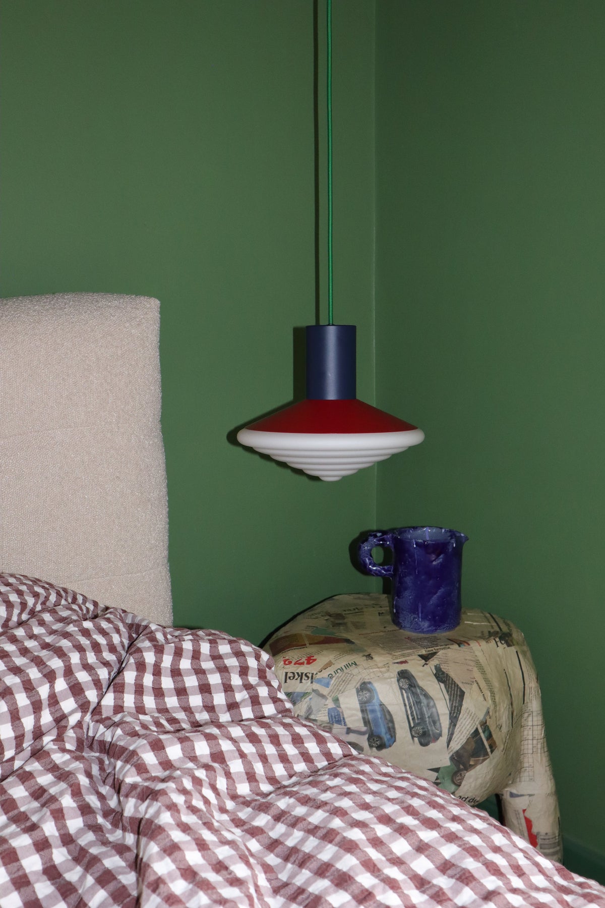Whipped pendel Pure Green i indretning
