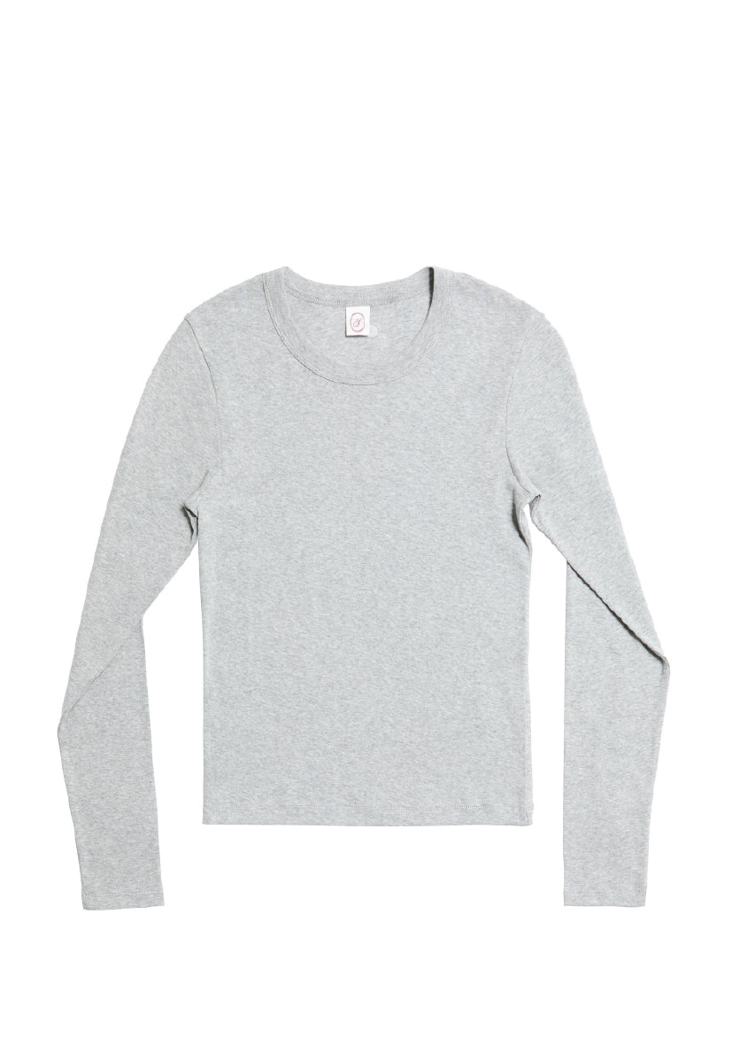 June Longsleeve, Gråmeleret
