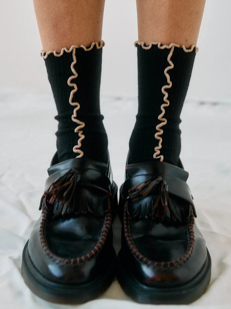 Kusama Socks 2 pack, Black