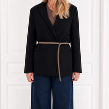 Lili waist belt, suede elephant