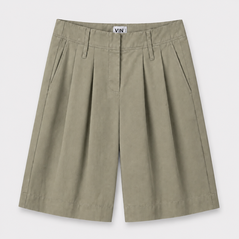 LouLou Shorts Cotton, Army