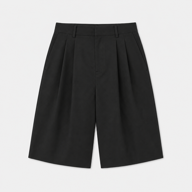 LouLou Shorts Cotton, Sort