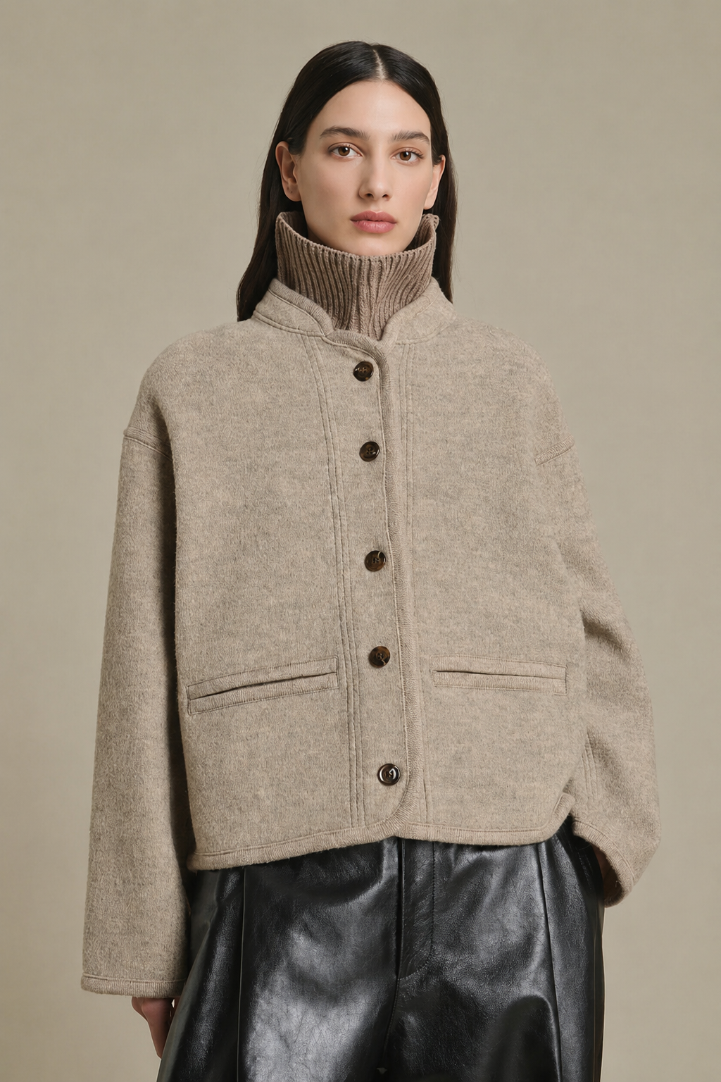 Olympe Jacket, Beige