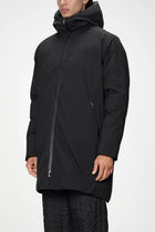 Sarna Long Puffer Jacket, Black