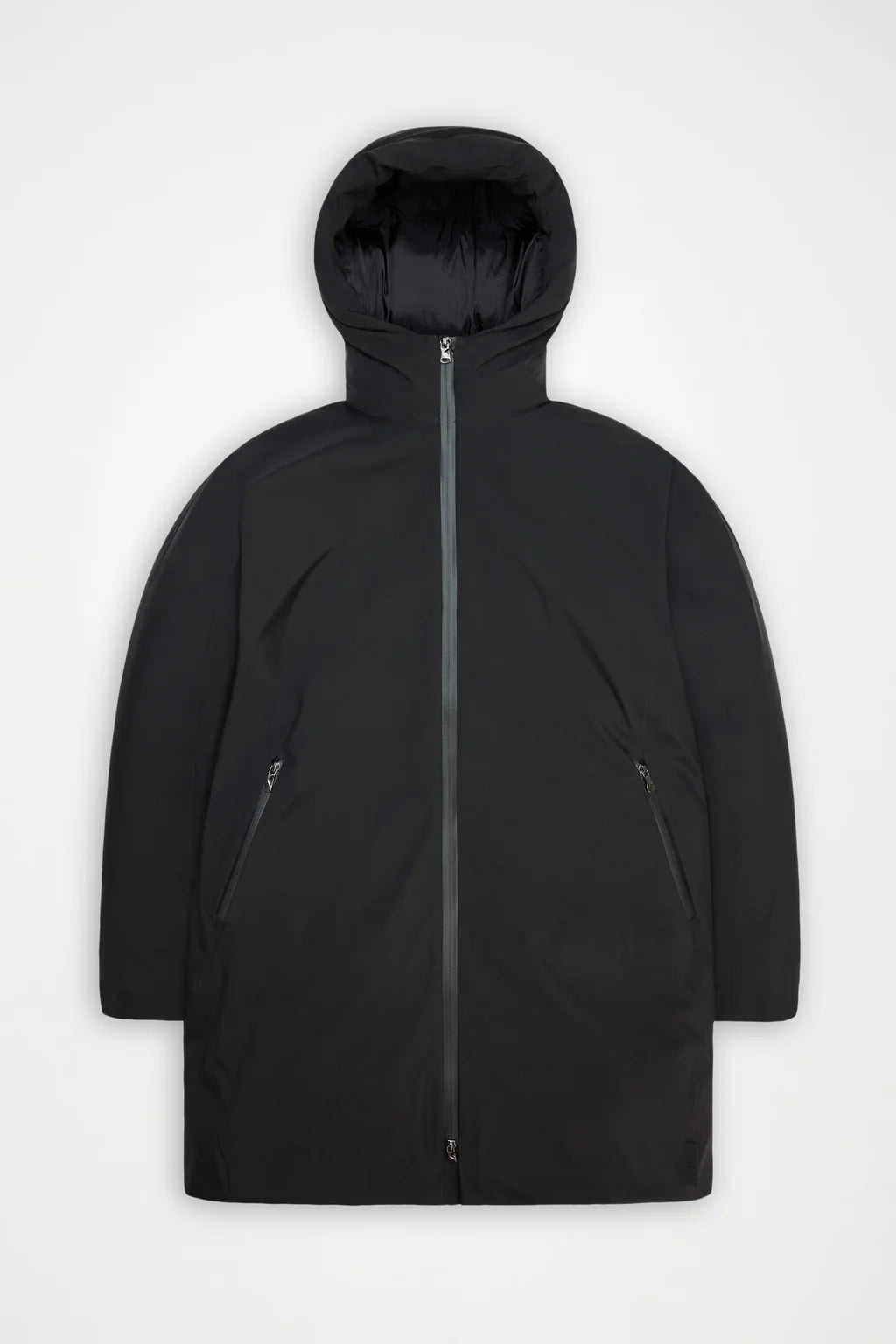 Sarna Long Puffer Jacket, Black