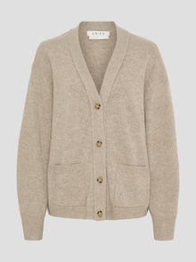 Vigga cardigan, OAT MELANGE