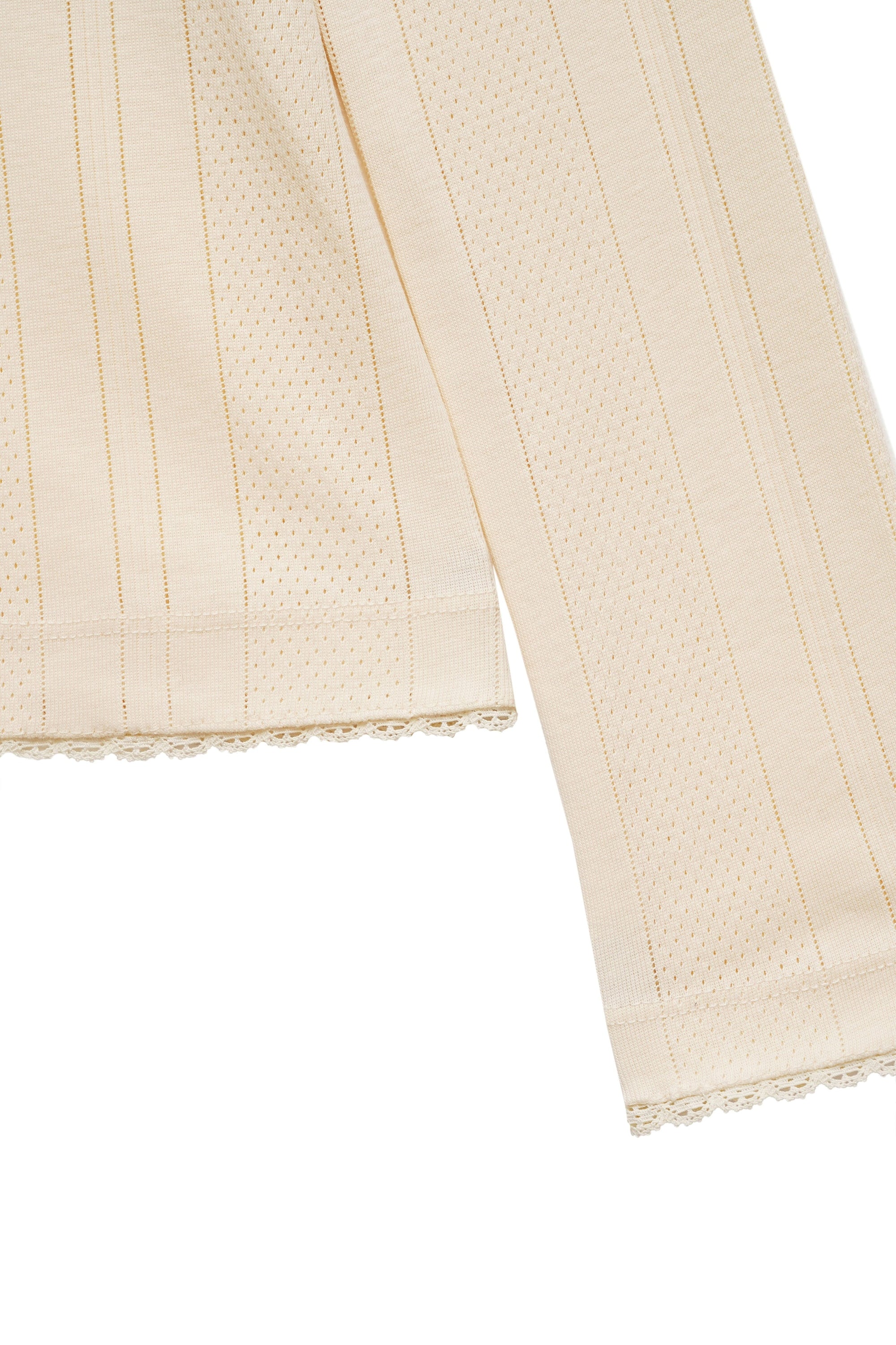 Textured Long Sleeve, Milk