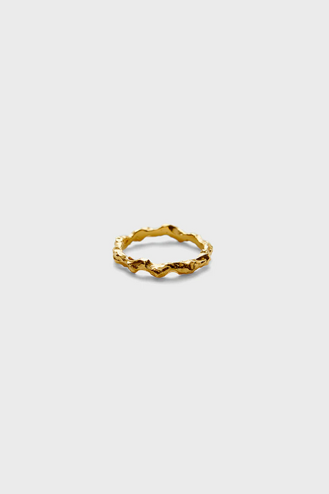 Calm ring, Gold Plated