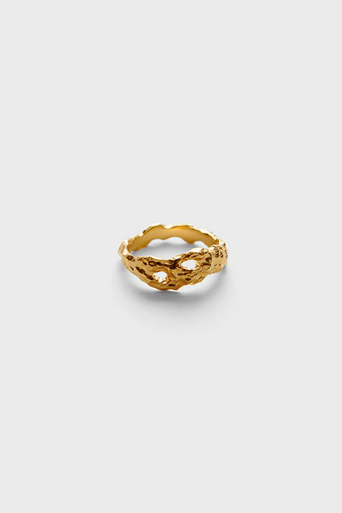 Trust ring, Gold plated